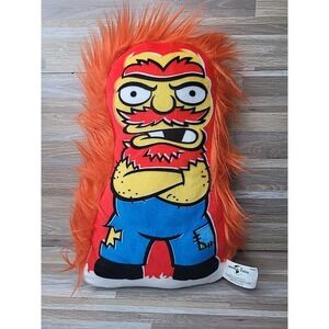 Simpsons Groundskeeper Willie Plush Universal Studios Stuffed Doll 14" Pillow